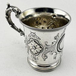 Quality Victorian Sterling Silver Christening Mug