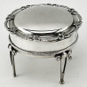 Unusual Edwardian Sterling Silver Jewellery or Trinket Box (1906)
