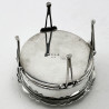 Unusual Edwardian Sterling Silver Jewellery or Trinket Box