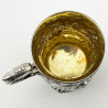 Victorian Sterling Silver Christening Mug with Gilt Interior