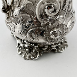 Victorian Sterling Silver Christening Mug with Gilt Interior