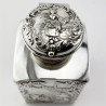 Unusual William Comyns Sterling Silver Perfume Bottle