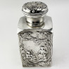 Unusual William Comyns Sterling Silver Perfume Bottle (1901)