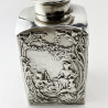 Unusual William Comyns Sterling Silver Perfume Bottle