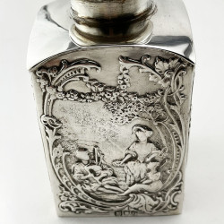 Unusual William Comyns Sterling Silver Perfume Bottle