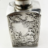 Unusual William Comyns Sterling Silver Perfume Bottle