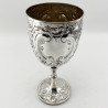 Large Impressive Victorian Sterling Silver Goblet or Trophy Cup (1894)