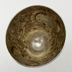 Large Impressive Victorian Sterling Silver Goblet or Trophy Cup
