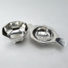 Exceptional Quality Mappin & Webb Sterling Silver Tea Strainer