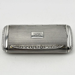Beautiful Georgian Sterling Silver Snuff Box (1832)