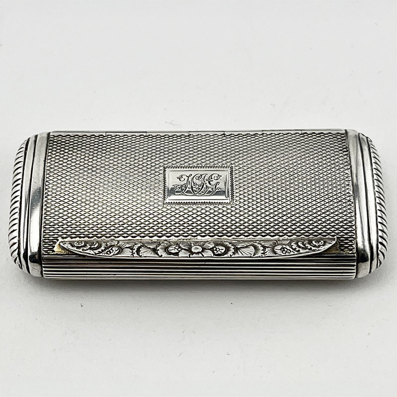 Beautiful Georgian Sterling Silver Snuff Box (1832)
