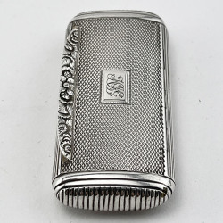Beautiful Georgian Sterling Silver Snuff Box