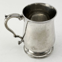 Good Quality George III Sterling Silver Mug (1781)