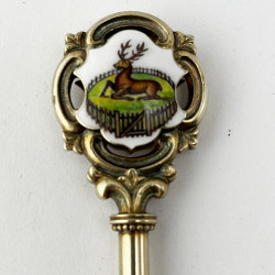 Good Quality Commemorative Sterling Silver and Enamel Key