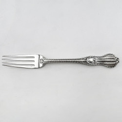 Three Piece Victorian Sterling Silver Christening Set