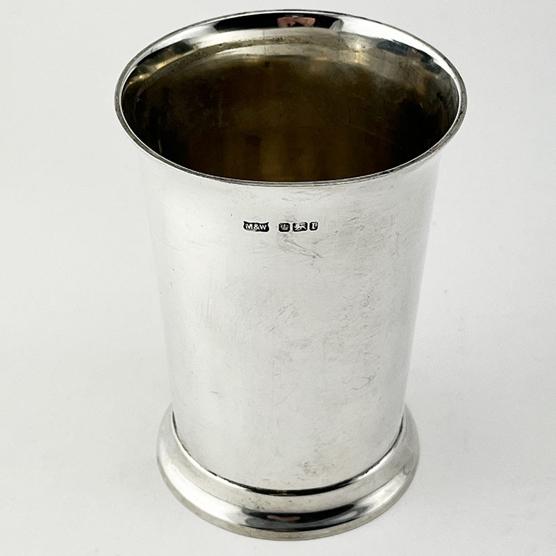 Mappin & Webb Sterling Silver Beaker or Vase (1903)