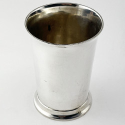 Mappin & Webb Sterling Silver Beaker or Vase