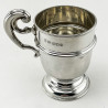 Smart Plain Sterling Silver Christening Mug (1900)