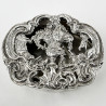 William Comyns Sterling Silver Trinket or Pot Pourri Box