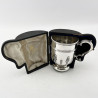 Elkington & Co Boxed Sterling Silver Christening Mug (1904)