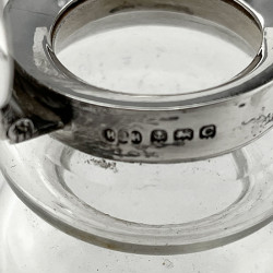 Pair of Hukin & Heath Sterling Silver Topped Whiskey Noggins