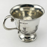 Unusual Style Sterling Silver Christening Mug