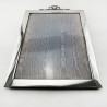Large Rectangular Edwardian Sterling Silver Photo Frame