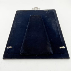 Large Rectangular Edwardian Sterling Silver Photo Frame