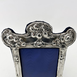 Art Nouveau Edwardian Sterling Silver Photo Frame
