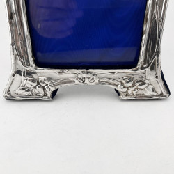 Art Nouveau Edwardian Sterling Silver Photo Frame