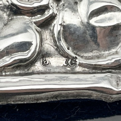 Art Nouveau Edwardian Sterling Silver Photo Frame