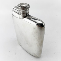 Very Smart Plain Sterling Silver Hip Flask