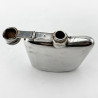 Very Smart Plain Sterling Silver Hip Flask