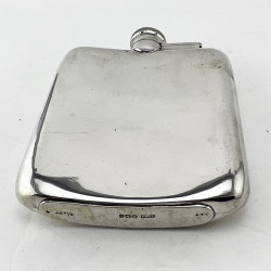 Very Smart Plain Sterling Silver Hip Flask