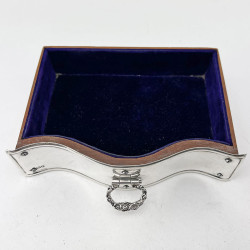 William Comyns Sterling Silver Dressing Table Style Jewellery or Trinket Box