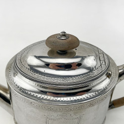 Superb Hester Bateman Georgian Sterling Silver Teapot