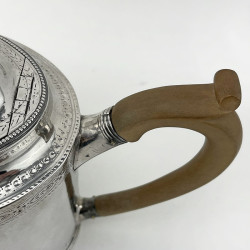 Superb Hester Bateman Georgian Sterling Silver Teapot