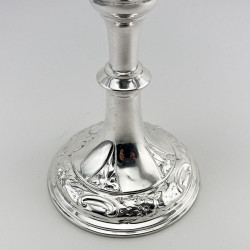Victorian Silver Plated Lidded Trophy Cup with Two Vacant Cartouche
