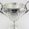 Impressive Victorian Silver Plated Lidded Trophy Cup