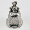 Charming Dutch Import Sterling Silver Table Bell