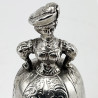 Charming Dutch Import Sterling Silver Table Bell