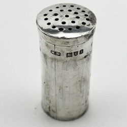Rare and Unusual Edwardian Sterling Silver Mustard Pot