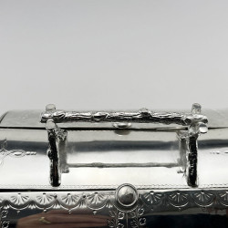 Rare and Unusual Victorian Style Folding Biscuit Box