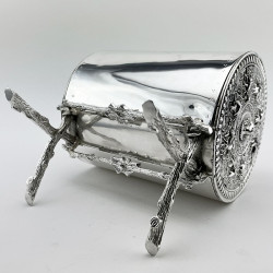 Rare and Unusual Victorian Style Folding Biscuit Box