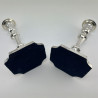 Pair of George II Style Sterling Silver Candlesticks