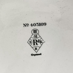 Bell Shaped Copeland China and Silver Plated Biscuit Barrel