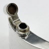Smart Plain Walker & Hall Sterling Silver Hip Flask 1931