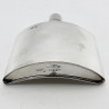 Smart Plain Walker & Hall Sterling Silver Hip Flask 1931