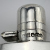Smart Plain Walker & Hall Sterling Silver Hip Flask 1931