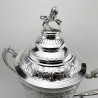 Very Large Victorian Silver Plated Lidded Trophy Cup